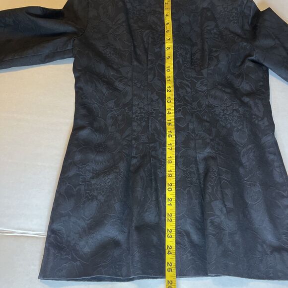 Vintage 90’s Susan Apple Suit Jacket Women’s 4 Black Lined Formal Fitted Button - Picture 11 of 13